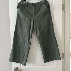 a.n.a Green Ankle Cropped Pants